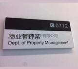 铝合金科室牌
