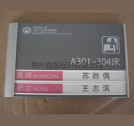 铝合金科室牌